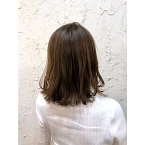 【Flor】*ノットヘアボブ+ラベンダーアッシュ*