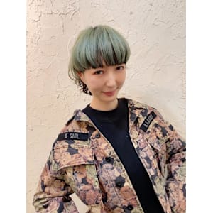 【Flor】*ライムグリーン+グランジマッシュ*