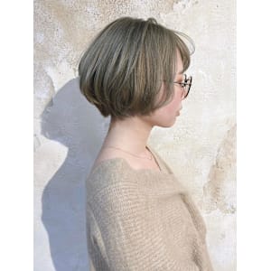 【Flor】*フレンチボブ+オリーブブロンド*