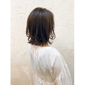 【Flor】*ミディボブレイヤー×マットラベンダー*
