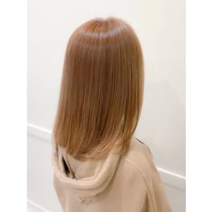 【Flor】*ナチュラルストレート+マロンブランジュ*