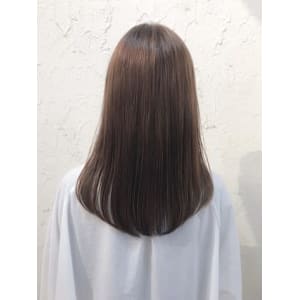 【Flor】*大人ストレート+プラチナブラウン*