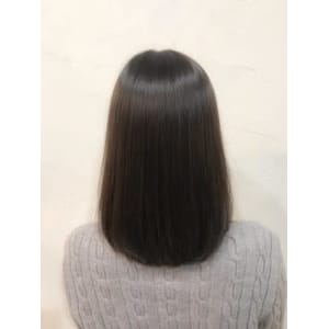 【Flor】*ツヤ髪+カーキグレー+ボブディ*