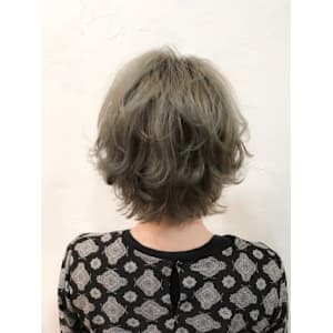 【Flor】*スウィングカール+オリーブベージュ*