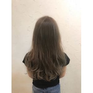 【Flor】*ノンブリーチ+ライムグレージュ*