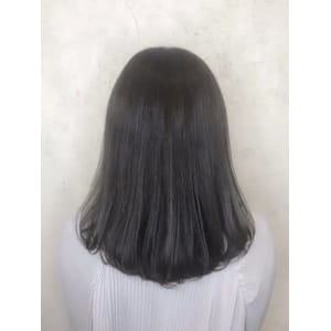 【Flor】*フェミニンミディ+暗髪モノグレー*