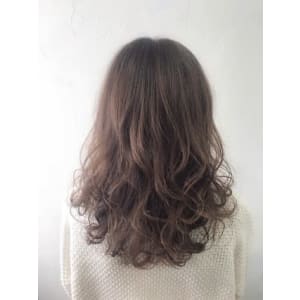 【Flor】*フォギーベージュ+ガーリーウェーブ*