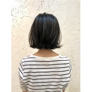 【Flor】*外はねボブ+アッシュブランジュ*