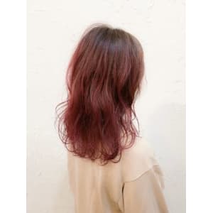 【Flor】*バレイヤージュ+ベリーピンク*