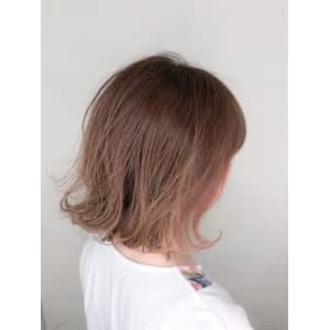 【Flor】*スウィングボブ+インナーベビーピンク*