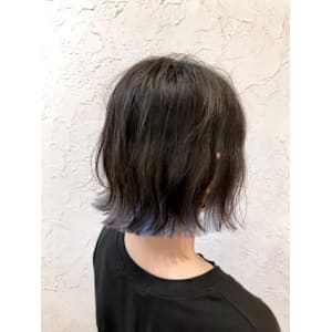 【Flor】*ヌードグレージュ+インナーロイヤルブルー