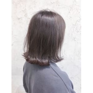 【Flor】*外ハネボブ+ラベンダーグレージュ*