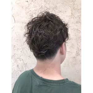 【Flor】*くせ毛風パーマ+ソフトツーブロック*