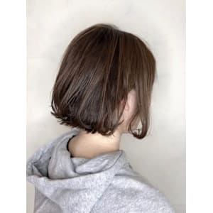 【Flor】*外ハネMIXボブ+ヌードグレージュ*