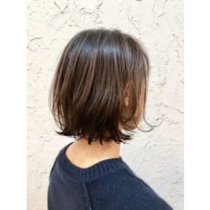 【Flor】*外ハネボブ+グレージュ+