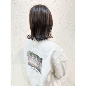 【Flor】*くびれボブ+チャコールグレージュ*