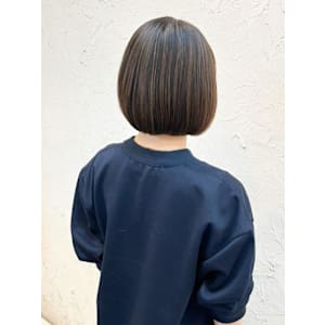 【Flor】*コンパクトボブ+アッシュグレージュ*