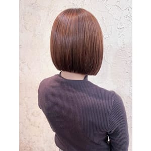 【Flor】*髪質改善ストレート+うるツヤボブ*