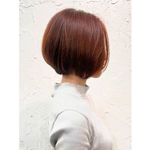 【Flor】*大人ショートボブ+マロンブラウン*