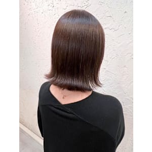 【Flor】*外ハネボブ+髪質改善+シルキーブラウン*