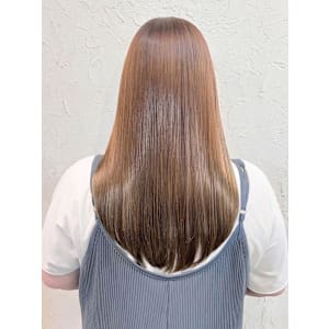 【Flor】*髪質改善+ストレート+シアべージュ*