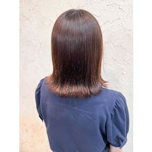 【Flor】*髪質改善+ツヤ外ハネボブ+ブラウン*