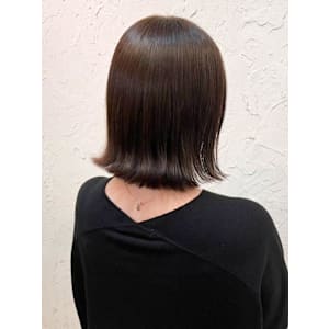 【Flor】*外ハネボブ+髪質改善+モカブラン*