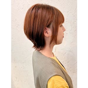 【Flor】*大人ショート+オレンジベージュ*