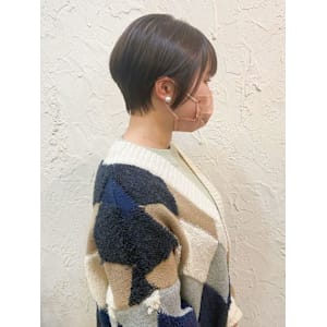 【Flor】*マニッシュショート+カーキベージュ*