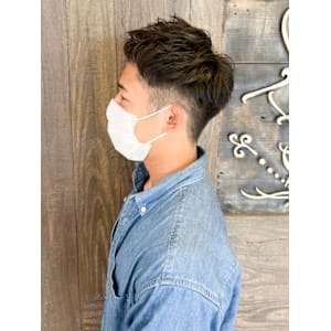 【Flor】*刈り上げショート+アップバング*