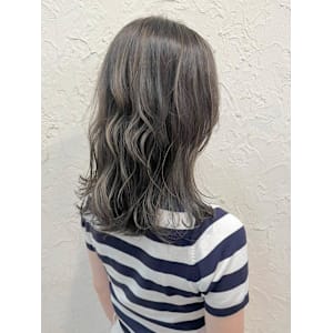 【Flor】*ふんわりカールセミディ+セピアアッシュ*