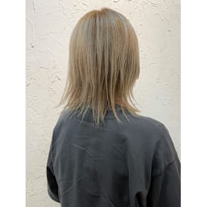 【Flor】*ミディボブ+ゴールドベージュ*