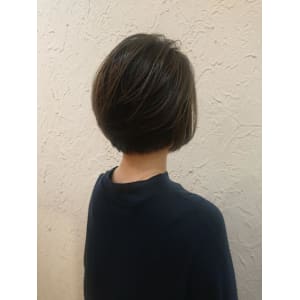 【Flor】*マニッシュボブ+シフォンブラウン*