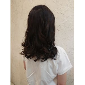 【Flor】*ウェーブヘア+フォギーブラウン*