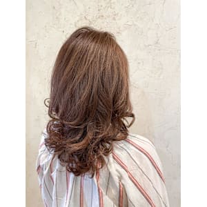 【Flor】*ランダムカール+ヘーゼルベージュ*