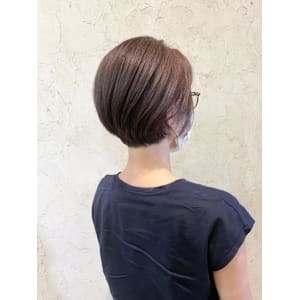 【Flor】*ナチュラルショートボブ+チャコールグレー