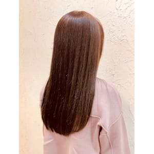 【Flor】*ストレート+マロンオレンジベージュ*