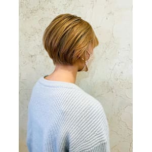 【Flor】*マニッシュショート+ゴールドベージュ*