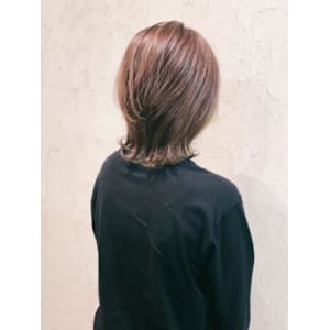 【Flor】*くびれレイヤーミディ+ミルキーベージュ*