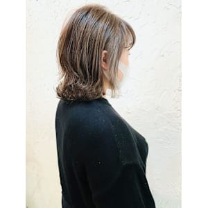 【Flor】*くびれ外ハネボブ+パールベージュ*