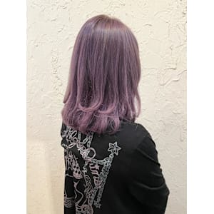 【Flor】*ボブルフ+ラベンダーグレー*