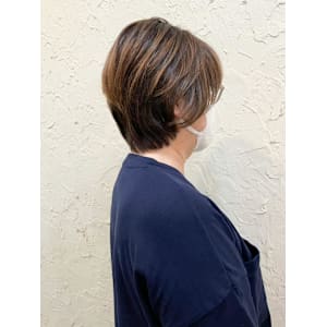 【Flor】*ナチュラルショート+オリーブベージュ*