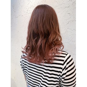 【Flor】*Aラインセミディ+ダスティピンク*