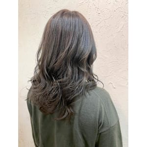 【Flor】*こなれセミディ+アッシュグレージュ*