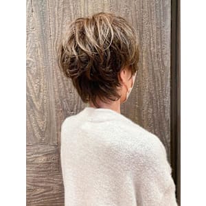 【Flor】*ショートレイヤー+シアーブルージュ*