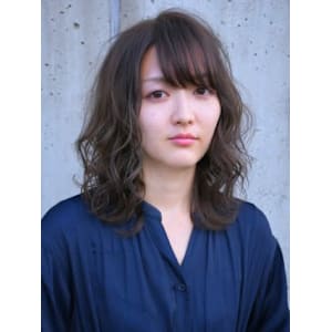 【Flor】*くびれセミディ+アッシュブランジュ*