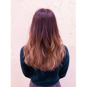 【Flor】*グラデーション+バイオレットピンク*