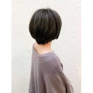 【Flor】*マニッシュショート+３Dネイビー*