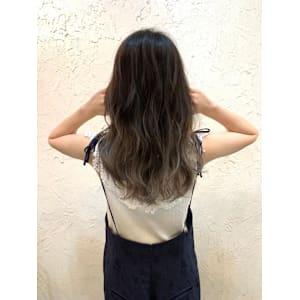 【Flor】*フェザーロング+プラチナアッシュ