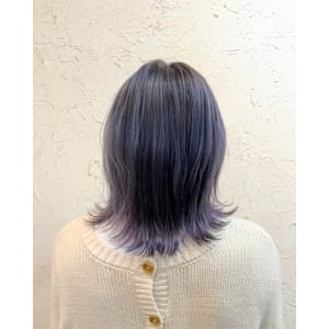 【Flor】*外ハネボブ+ラベンダーアッシュ*